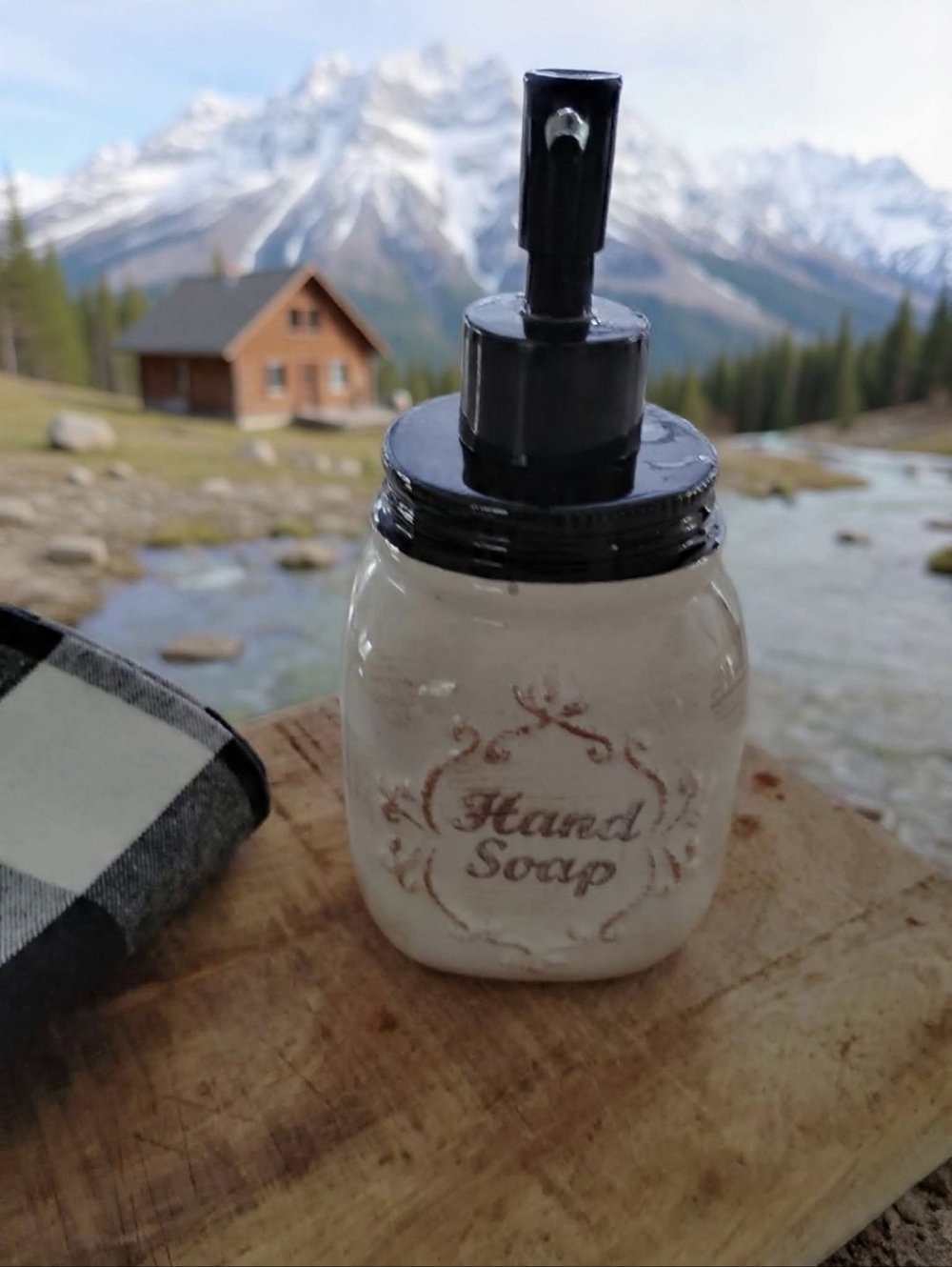 Beautiful Vintage Inspired Ceramic Hand Soap Dispenser